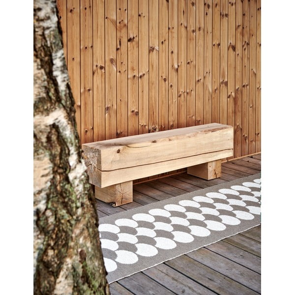 Bézs-krémszínű kültéri-beltéri futószőnyeg 70x250 cm Poppy Potato – Pappelina-image-1