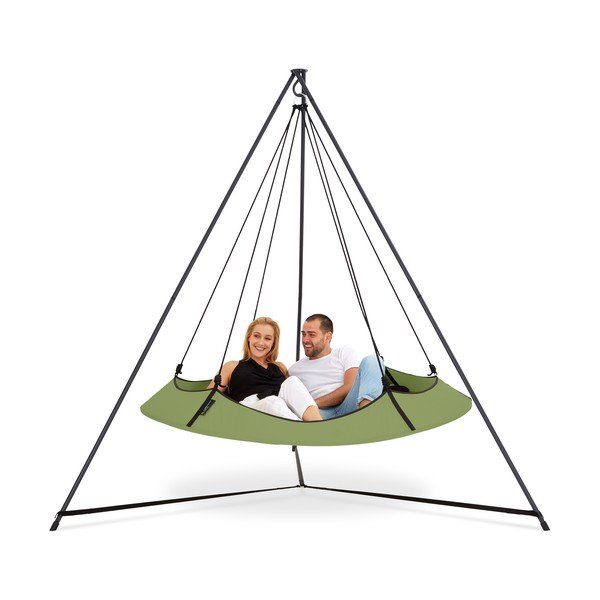 Zöld kerti hinta állvánnyal - Hangout Pod-image-2