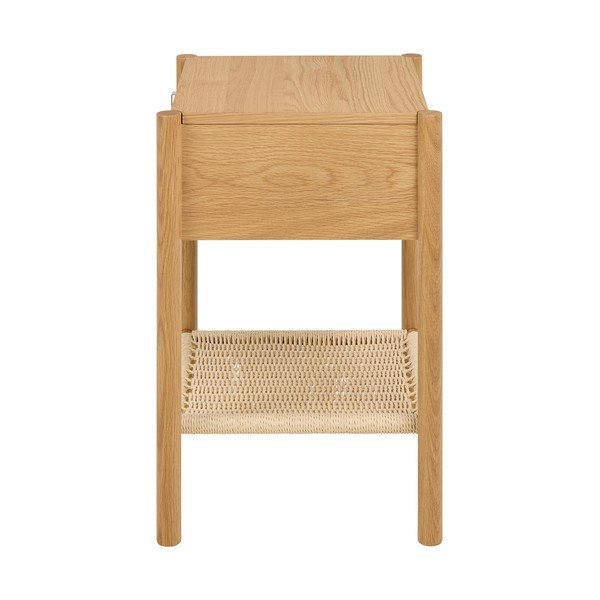 Világos natúr színű éjjeliszekrény tölgyfa dekorral Monfort – Actona-image-4