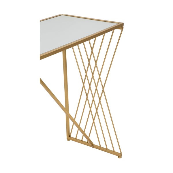 Aranyszínű konzolasztal 40x120 cm Easy – Mauro Ferretti-image-2