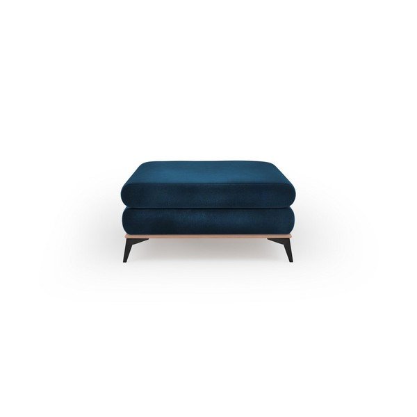 Astre királykék bársony puff - Windsor & Co Sofas-image-2