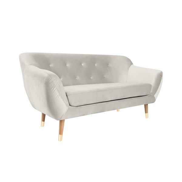 Amelie krémszín kétszemélyes kanapé - Mazzini Sofas-image-4