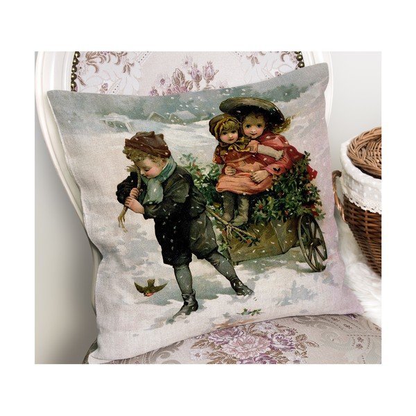 Párnahuzat karácsonyi mintával 43x43 cm – Mila Home-image-2