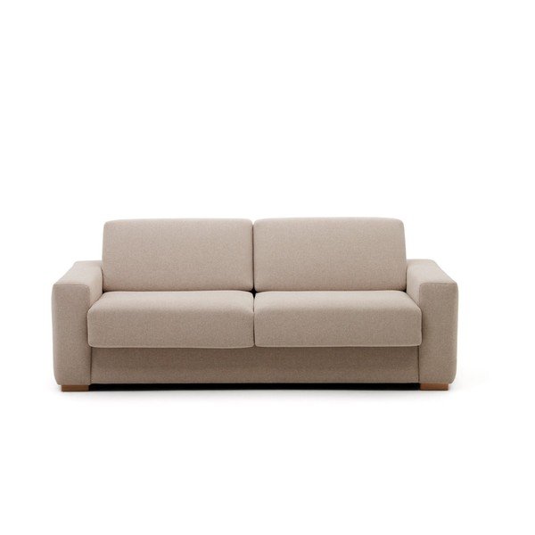 Bézs kinyitható kanapé 224 cm Anley – Kave Home