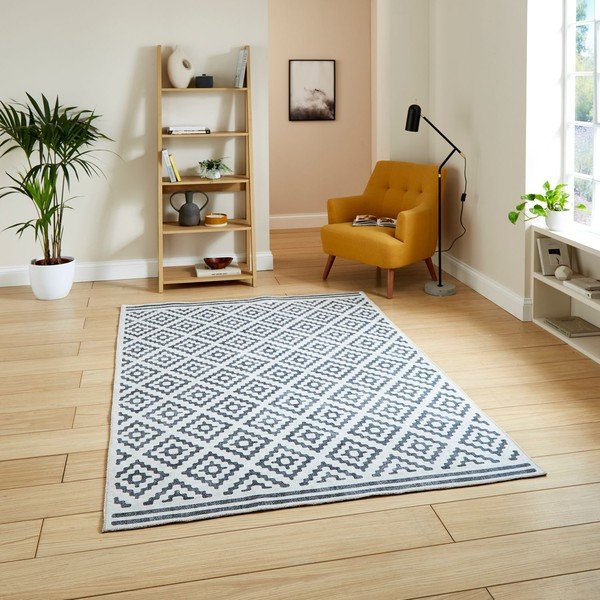 Szürke mosható szőnyeg 122x170 cm Coral Grey – Think Rugs-image-1