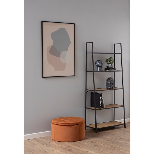 Retina réznarancssárga bársony puff, ⌀ 60 cm - Actona-image-3