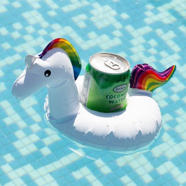 Unicorn felfújható italtartó - InnovaGoods-image-1