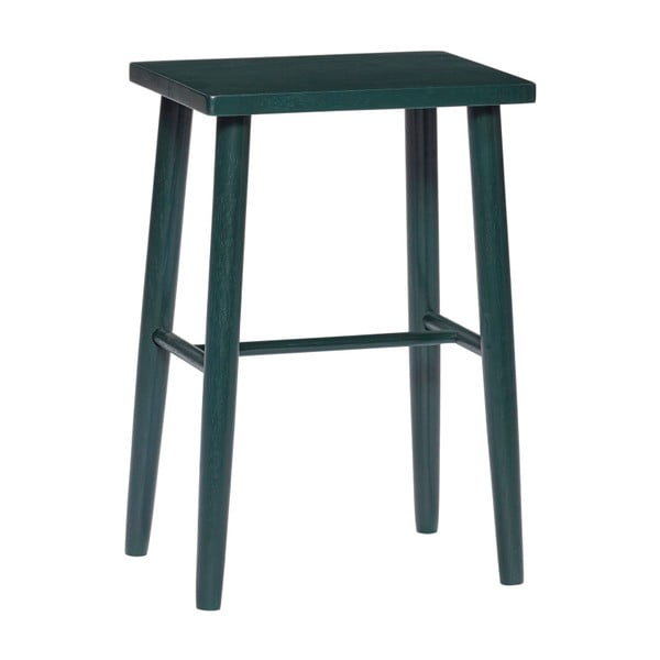 Oak Bar stool sötétzöld bárszék tölgyfából, magasság 52 cm - Hübsch