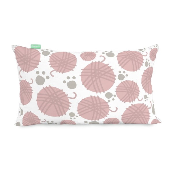 Kitty párnahuzat 100% pamutból, 50 x 30 cm - Happynois-image-2