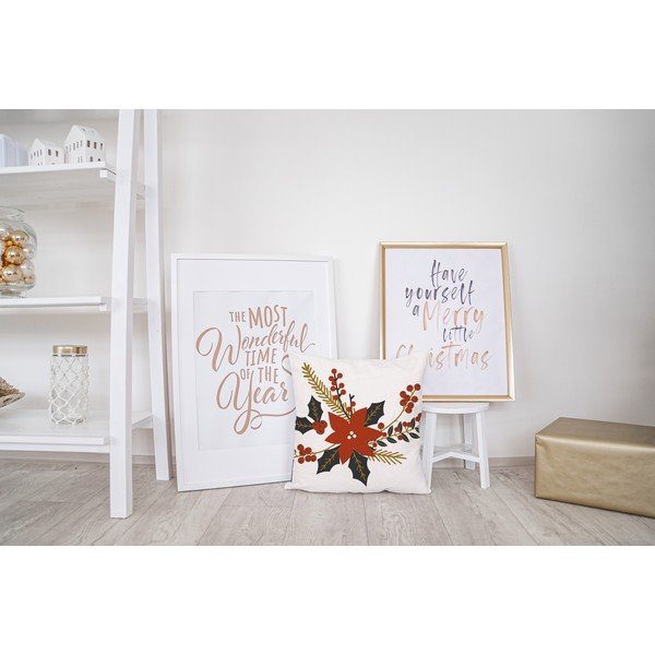 Díszpárna karácsonyi mintával 45x45 cm Christmas Star – Butter Kings-image-2