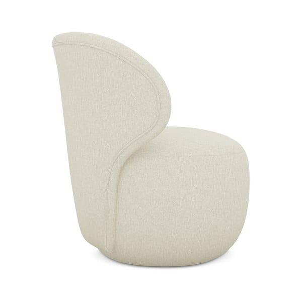 Krémszínű fotel Kama – Makamii-image-2