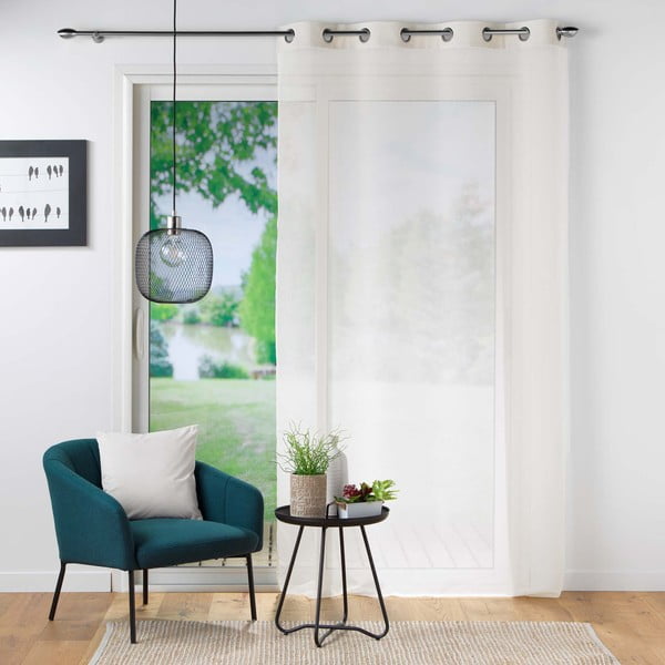 Krémszínű átlátszó függöny 140x240 cm Casual – douceur d'intérieur-image-2