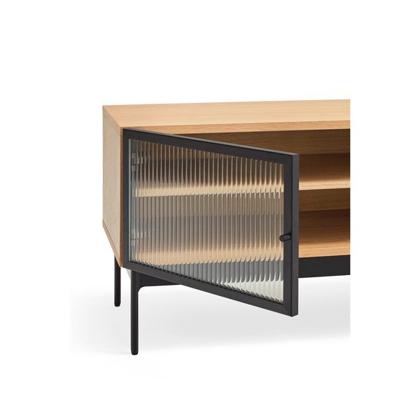 Blur TV-állvány tölgyfa dekorral - Teulat-image-3