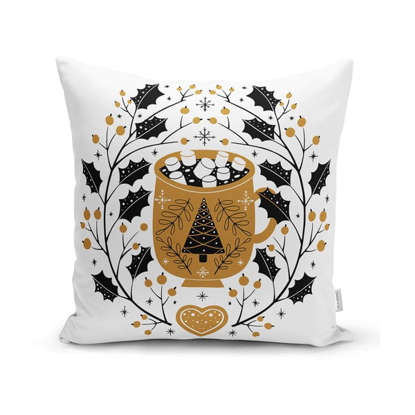 Párnahuzat karácsonyi mintával 43x43 cm Golden Illustration – Mila Home
