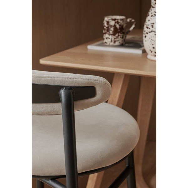 Bézs fém bárszék (ülésmagasság 66 cm) Doggi – Ellos Home-image-2