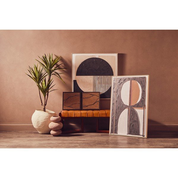 Keretezett-vászon kép 103x103 cm Astratto – Premier Housewares-image-2