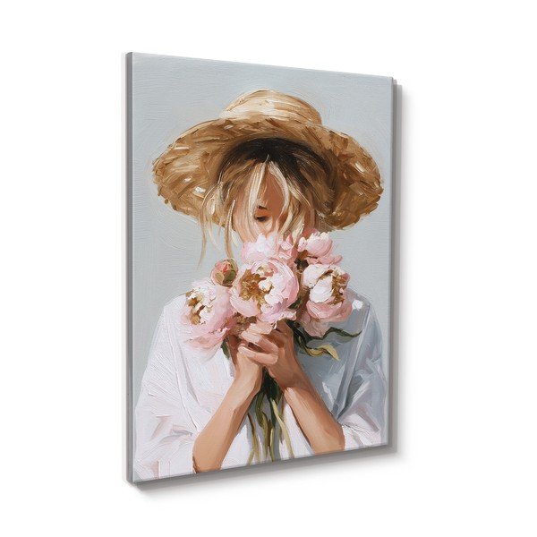 Kép kézzel festett részletekkel 70x100 cm Estelle – Styler-image-4