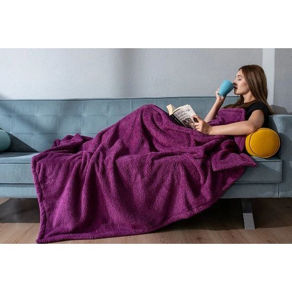 Mikroplüss takaró 140x190 cm – Mila Home-image-2