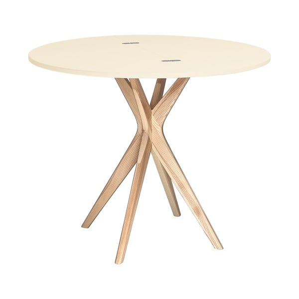 Kerek bővíthető étkezőasztal 45x90 cm Jubi – Ragaba-image-2