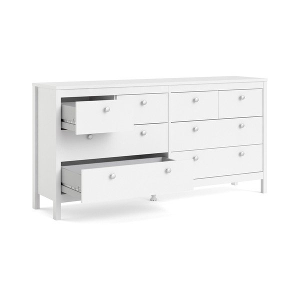 Fehér alacsony komód 159x80 cm Madrid – Tvilum-image-2