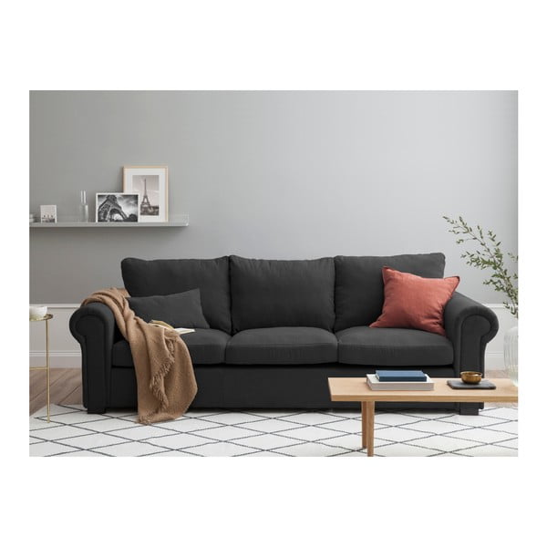 Hermes sötétszürke kanapé, 245 cm - Windsor & Co Sofas-image-2