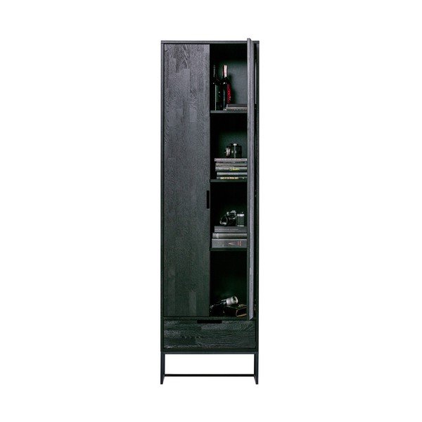 Fekete kőrisfa szekrény 60x210x36 cm Silas – WOOOD-image-2