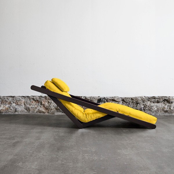Figo Wenge/Amarillo átalakítható fotel - Karup-image-1