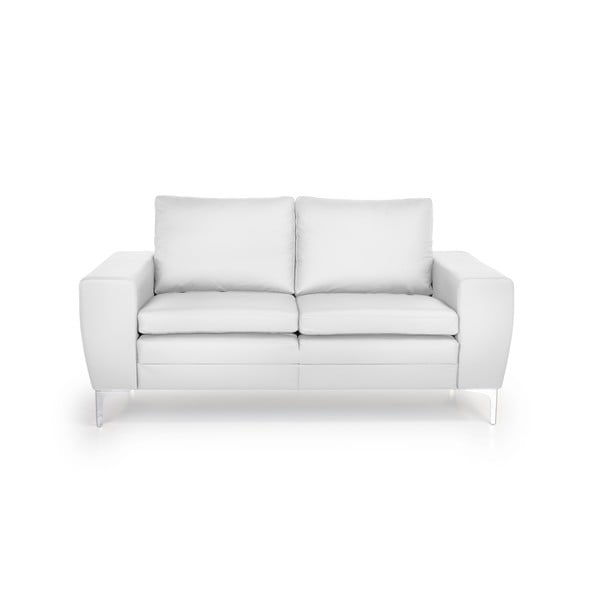 Twigo fehér bőr kanapé, 166 - Scandic