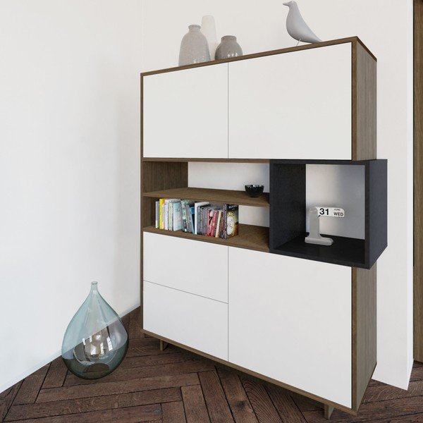 Kube fehér szekrény - Symbiosis-image-1