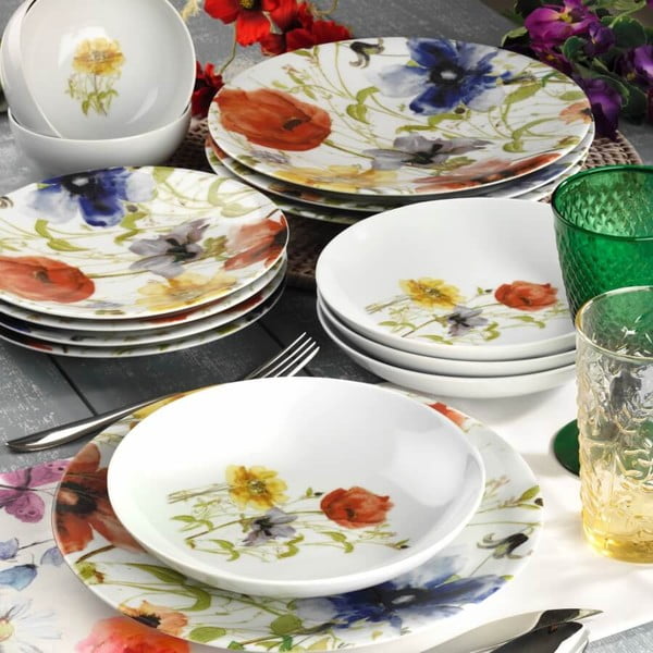 Porselen Herbejo 24 részes porcelán étkészlet - Kütahya-image-1