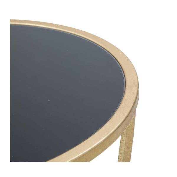 Glam Simple fekete-aranyszínű tárolóasztal, magasság 75 cm - Mauro Ferretti-image-3