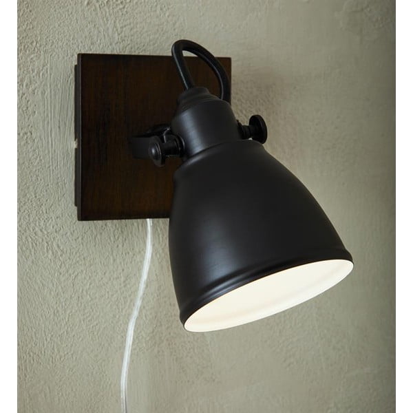 Native fekete fali lámpa, magasság 18,5 cm - Markslöjd-image-1