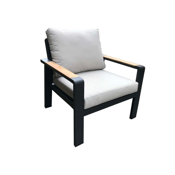 Szürke alumínium ötszemélyes kerti lounge szett Rotterdam – Rojaplast-image-3