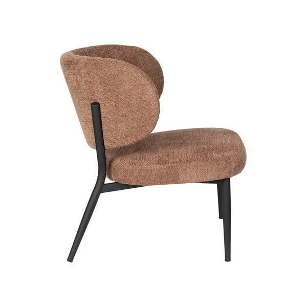 Narancssárgásbarna fotel Sanne – White Label-image-3