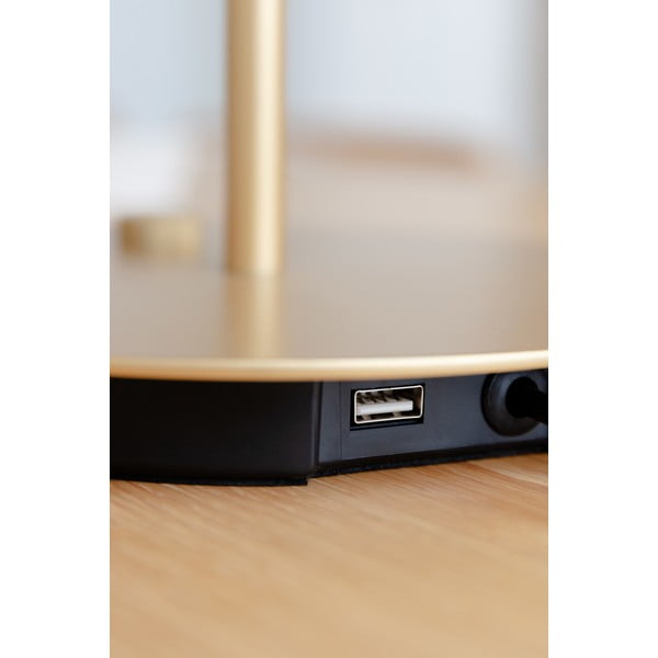 Világosszürke LED dimmelhető asztali lámpa fém búrával (magasság 41,5 cm) Asteria Table – UMAGE-image-3