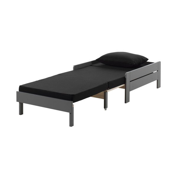 Fekete-szürke gyerek fotel Pino - Vipack-image-2