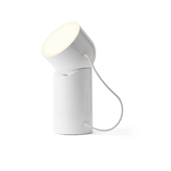 Fehér LED asztali lámpa (magasság 14 cm) Orbe – Lexon