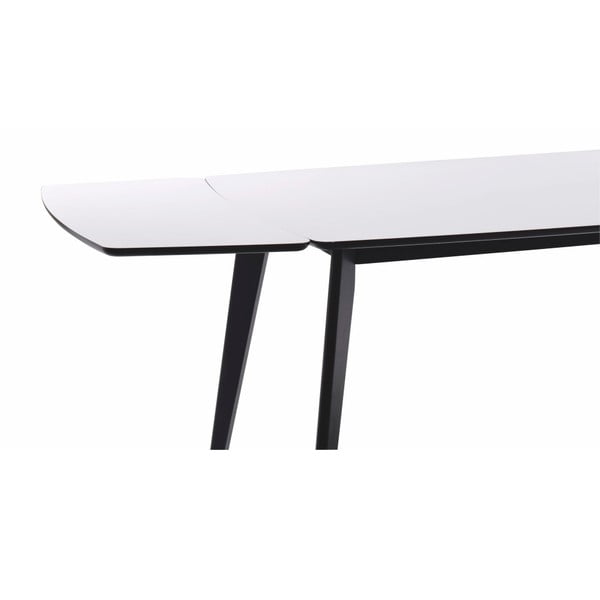 Griffin fekete-fehér kiegészítő asztallap étkezőasztalhoz, 90 x 45 cm - Rowico