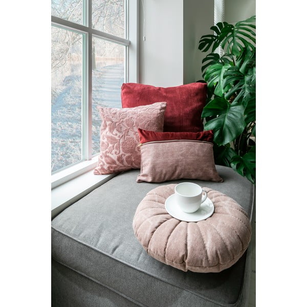 Ribbed kék pamut díszpárna,  60 x 60 cm - Tiseco Home Studio-image-2