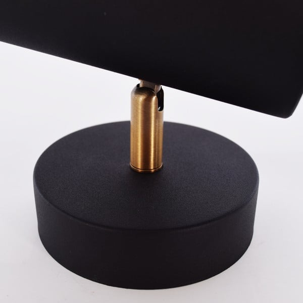 Milan fekete falilámpa, magasság 17 cm - SULION-image-3