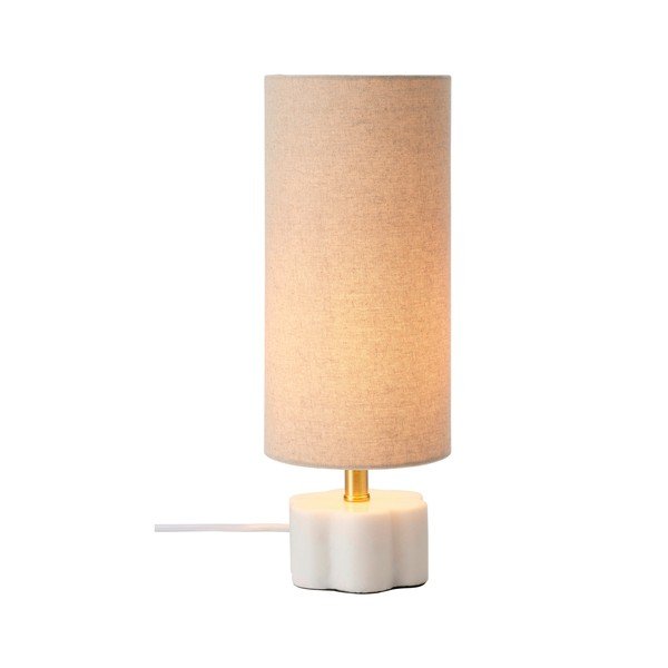 Fehér-bézs len asztali lámpa (magasság 33 cm) Joline – Ellos Home-image-3