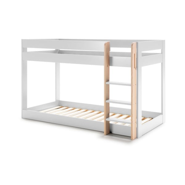 Fehér emeletes gyerekágy 90x190 cm Angel – Marckeric-image-3