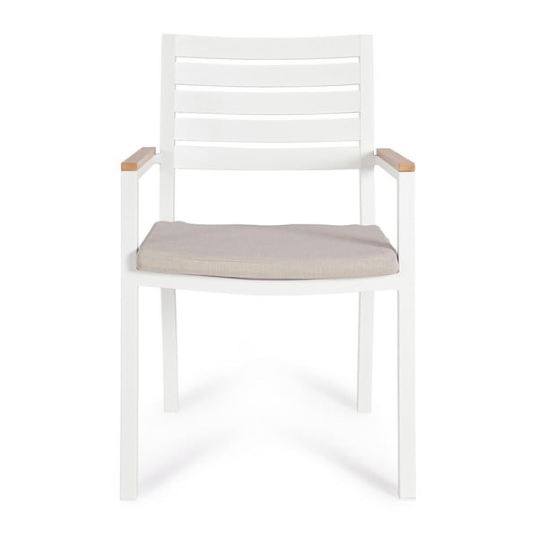 Fehér fém kerti szék szett 4 db-os Henna   – Bizzotto-image-1