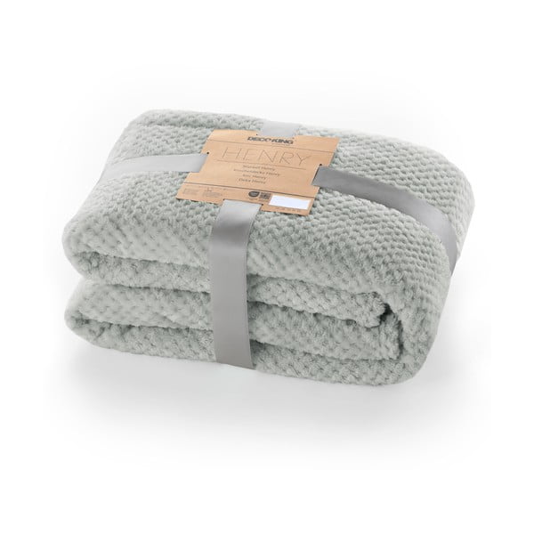 Henry szürke mikroszálas ágytakaró, 210 x 170 cm - DecoKing-image-3