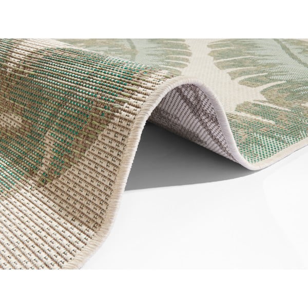 Leaf zöld-bézs kültéri szőnyeg, 180x280 cm - Ragami-image-1