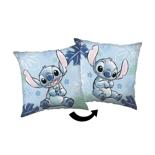Fleece gyerek párna 40x40 cm Lilo and Stitch "Blue" – Jerry Fabrics