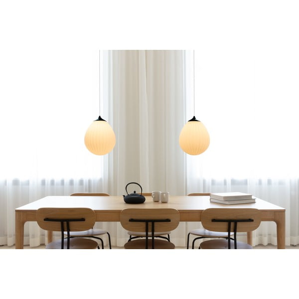 Fekete-fehér lámpabúra ø 27 cm Around the World Medium – UMAGE-image-2