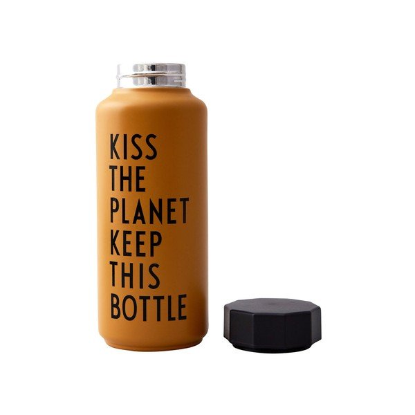 Kiss narancssárga termosz, 500 ml - Design Letters-image-1