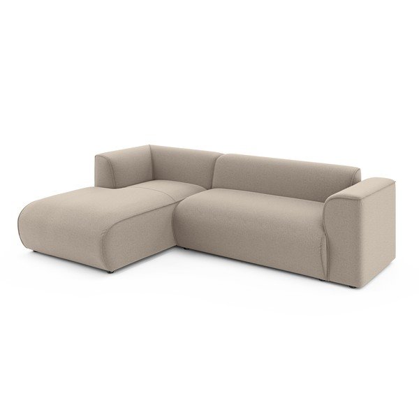 Világosbarna sarokkanapé (bal oldali-heverő résszel) Merid  – Ropez-image-2