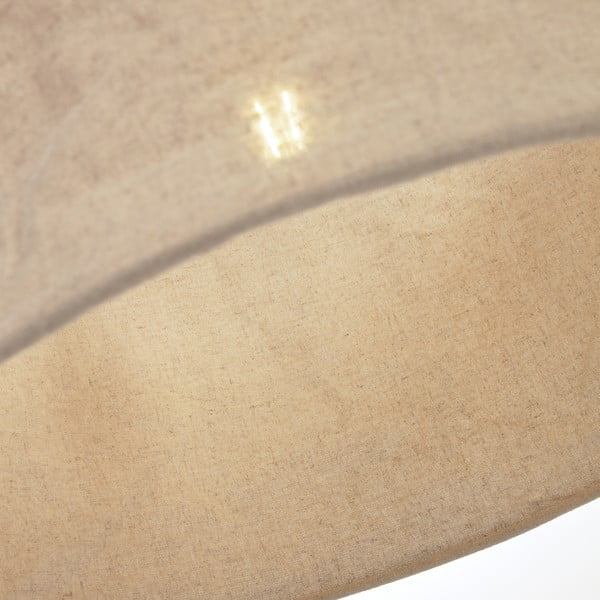 Bézs textil lámpabúra ø 50 cm Mariela – Kave Home-image-2